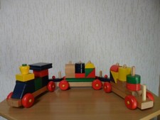 Holzspielzeug: Eisenbahn /