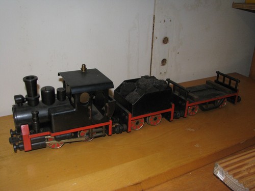 Lokomotive mit tender und - mit,