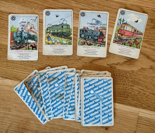 Quartett eisenbahn alt fx - eisenbahn,, alt,