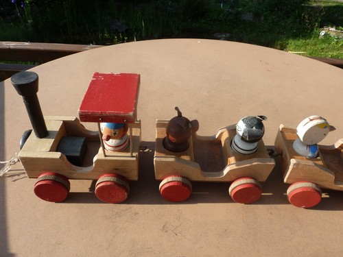 Kinder holzeisenbahn zirkus - kinder,