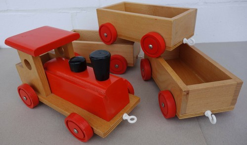 1960 1970 holz eisenbahn - holz,