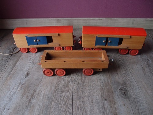 Ddr holzspielzeug eisenbahn - ddr,