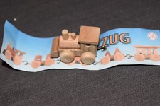 Mini Holz Eisenbahn Lok 4 cm