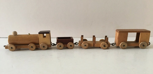 Vintage holz eisenbahn - vintage,