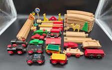 Konvolut Holzeisenbahn Vintage