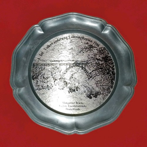 Zinnteller müngstener - zinnteller, "müngstener