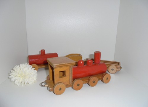 Holz eisenbahn set - 🌟, holz-eisenbahn-set
