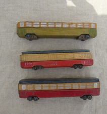 Konvolut alter Fahrzeuge Holz